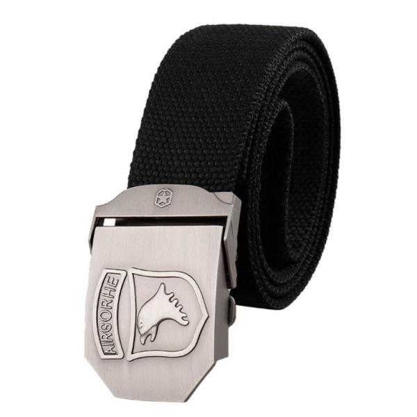 New zinc alloy police tactical belt, non-slip wear-resistant military belt